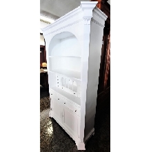 LIBRERIA BLANCA CON SECRETER MEDIDAS 112 X 44 X 185