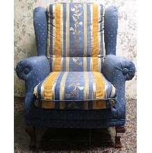 SILLON OREJERO AZUL