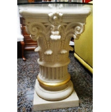 MESA PEDESTAL MARMOLINA 90