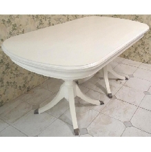 MESA PETACA BLANCA EXTENSIBLE 165 X 90