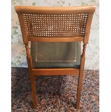 SILLON SHERATON BARNIZADO NOGAL RECICLADO