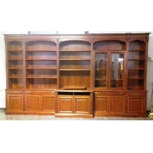 LIBRERIA CEREZO CON VITRINAS 440 X 247