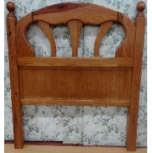 CABECERO DE CAMA DE 90 PINO 101 X 119